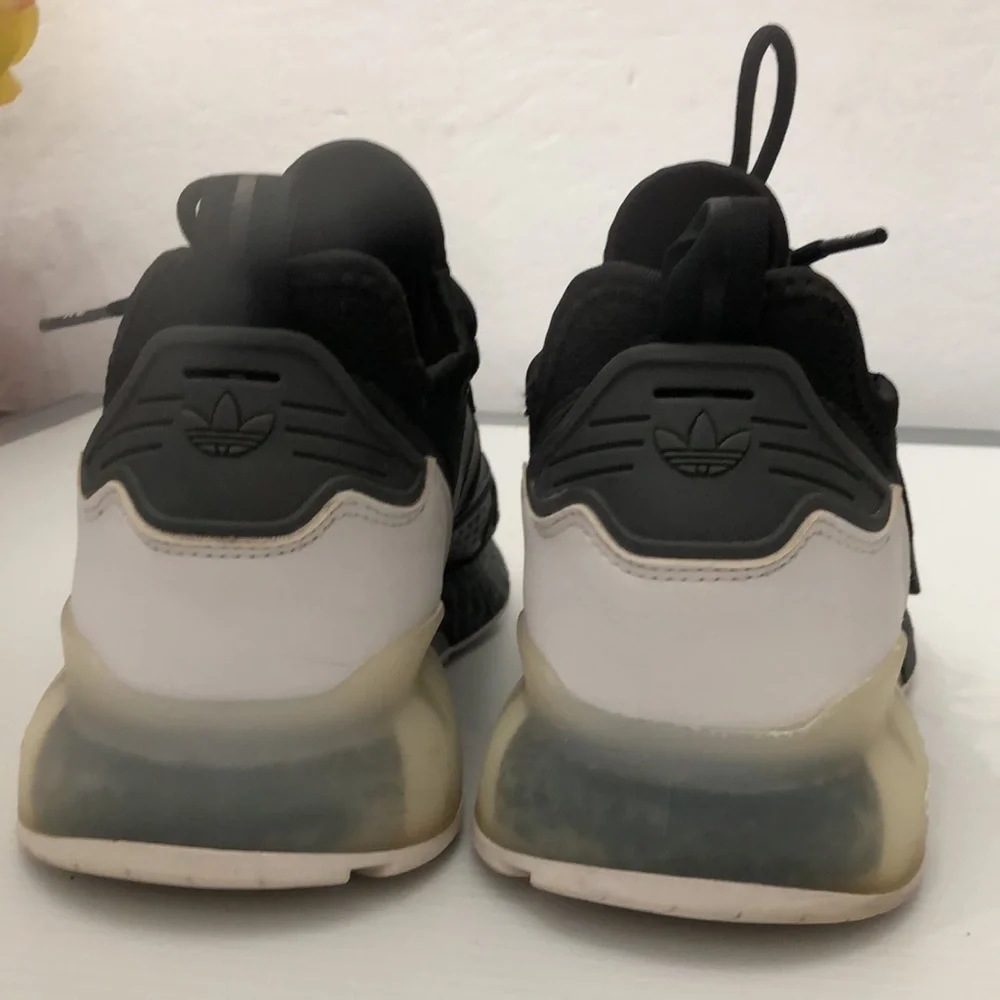 ADIDAS Zx 2K CORE BLACK WHITE RUNNING SNEAKERS MENS-BOYS SIZE 6